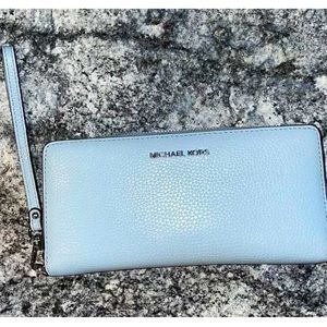 Michael Kors Baby Blue Wristlet